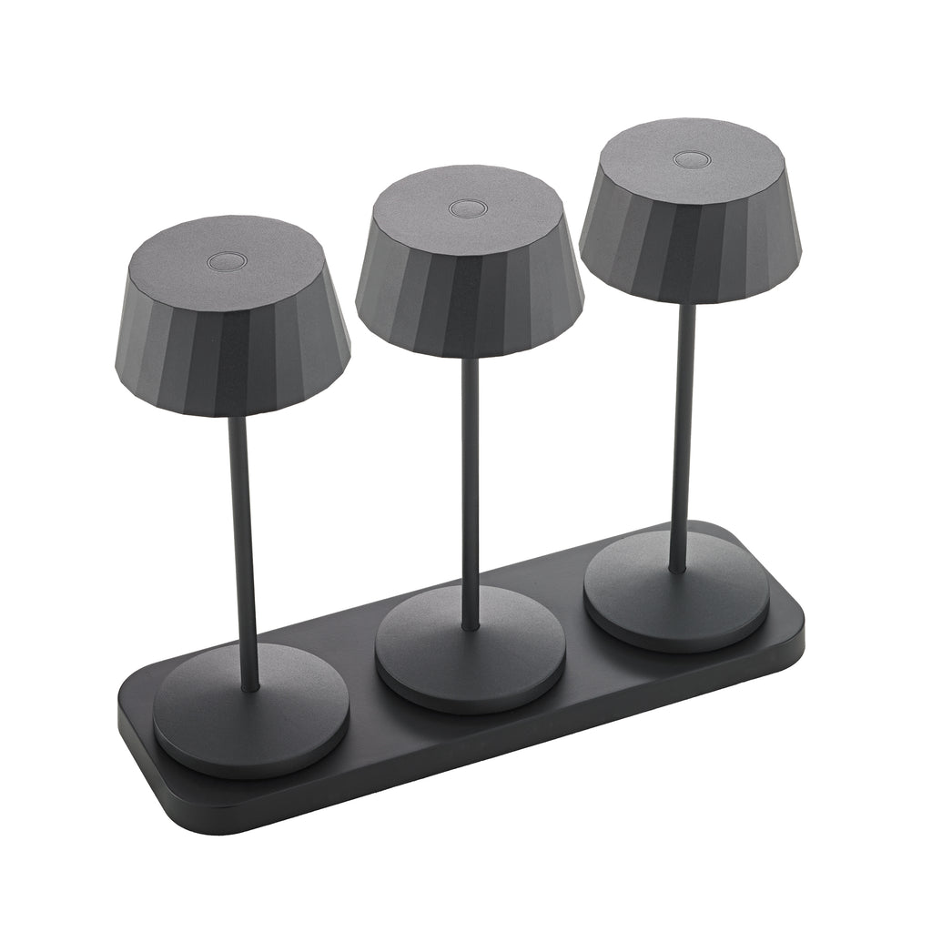3er Multicharger schwarz