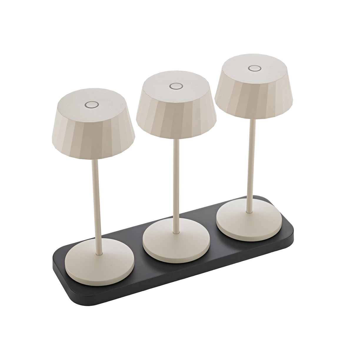 Facetta 3er Set mit Multicharger dünenbeige