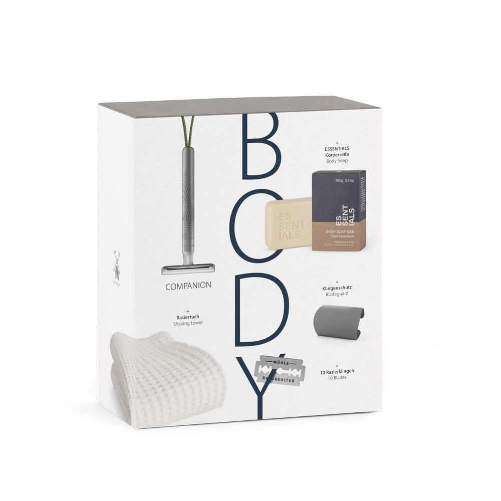 COMPANION - Geschenkset BODY silber