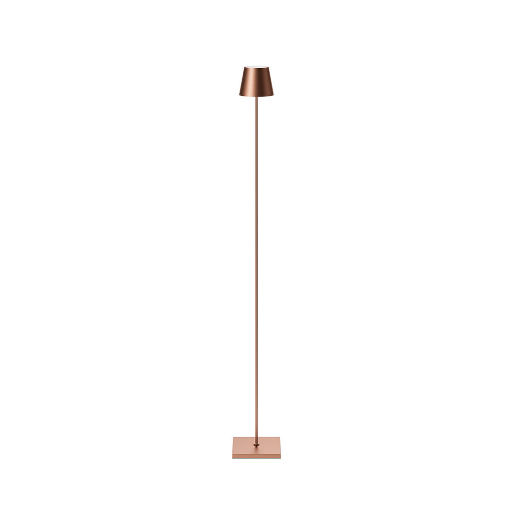 Nuindie Akku-Stehleuchte 1200mm bronzefarben rund bronze
