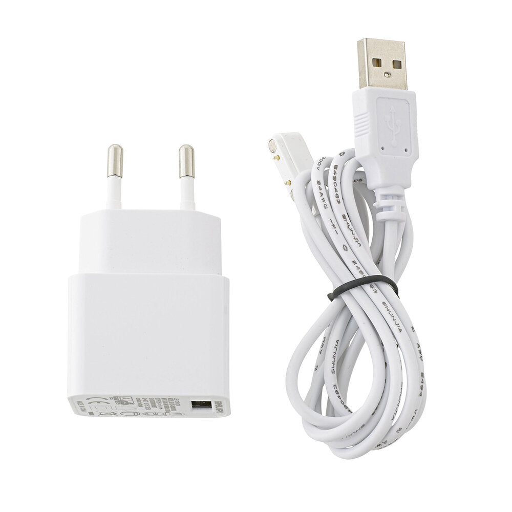 Nuindie Easy-Connect Ladekabel weiß 120cm inkl. Netzteil weiß