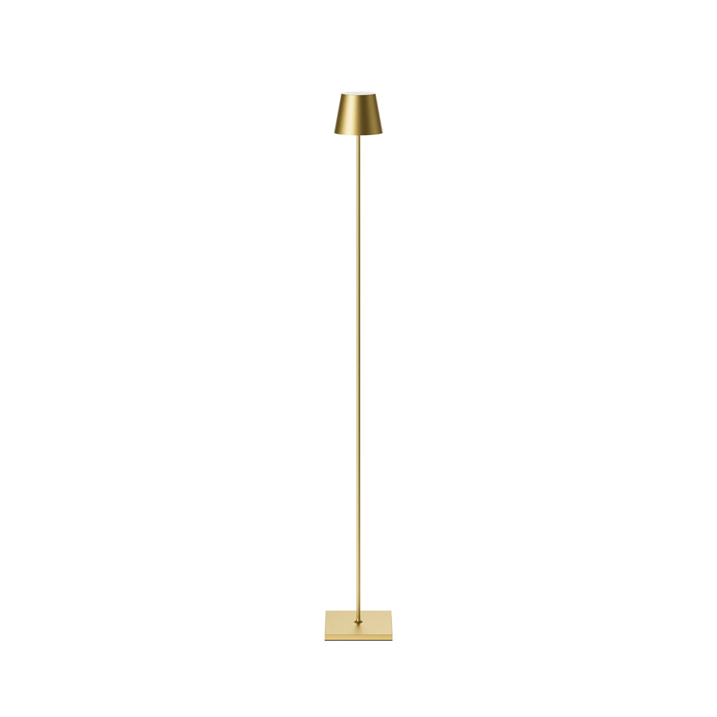 Akku-Stehleuchte Nuindie USB-C 1200mm goldfarben goldfarben
