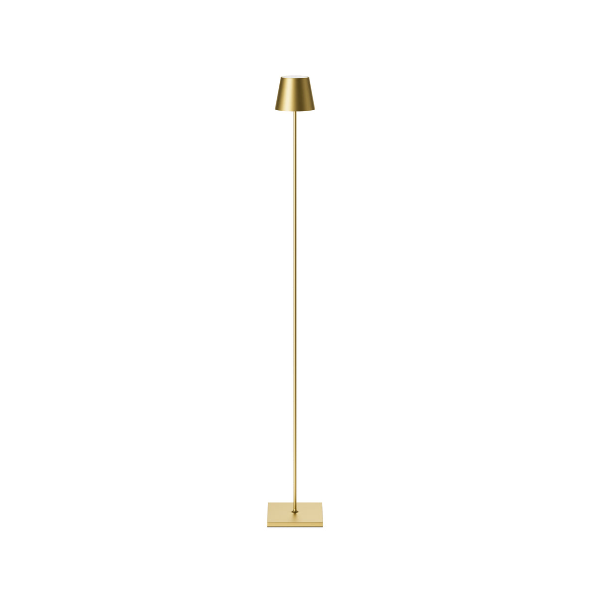 Akku-Stehleuchte Nuindie USB-C 1200mm goldfarben goldfarben