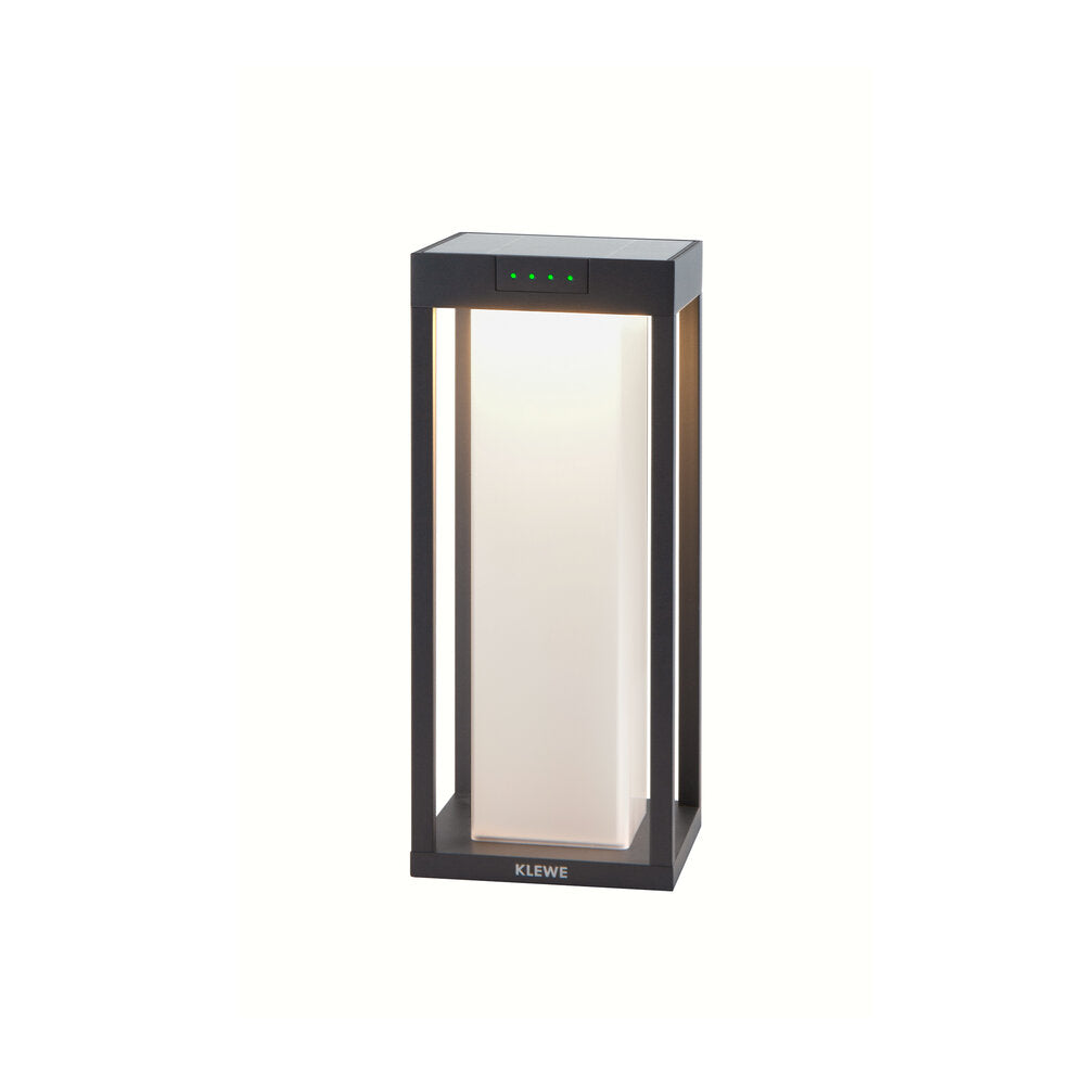 Klewe Radia Mini Moon Akku-Solarleuchte 350mm anthrazit