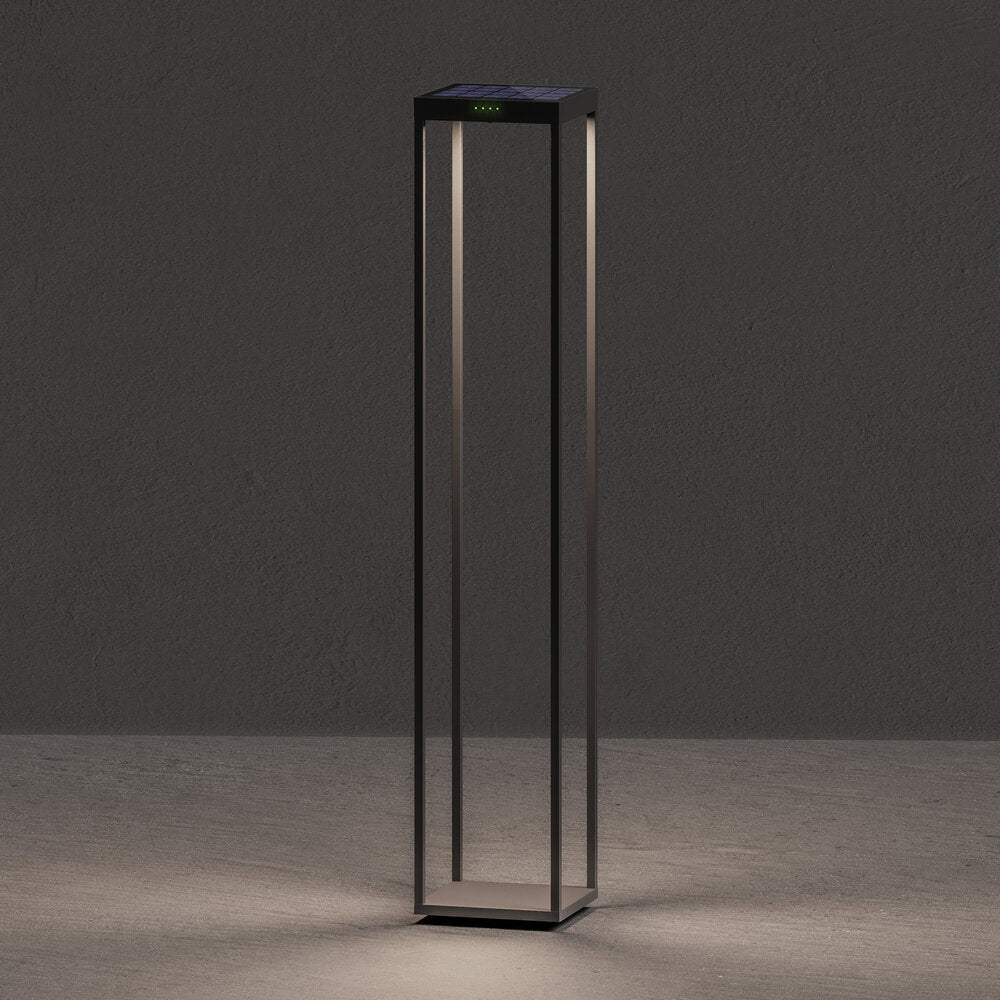 Klewe Radia Mega Akku-Solarleuchte 1100mm anthrazit