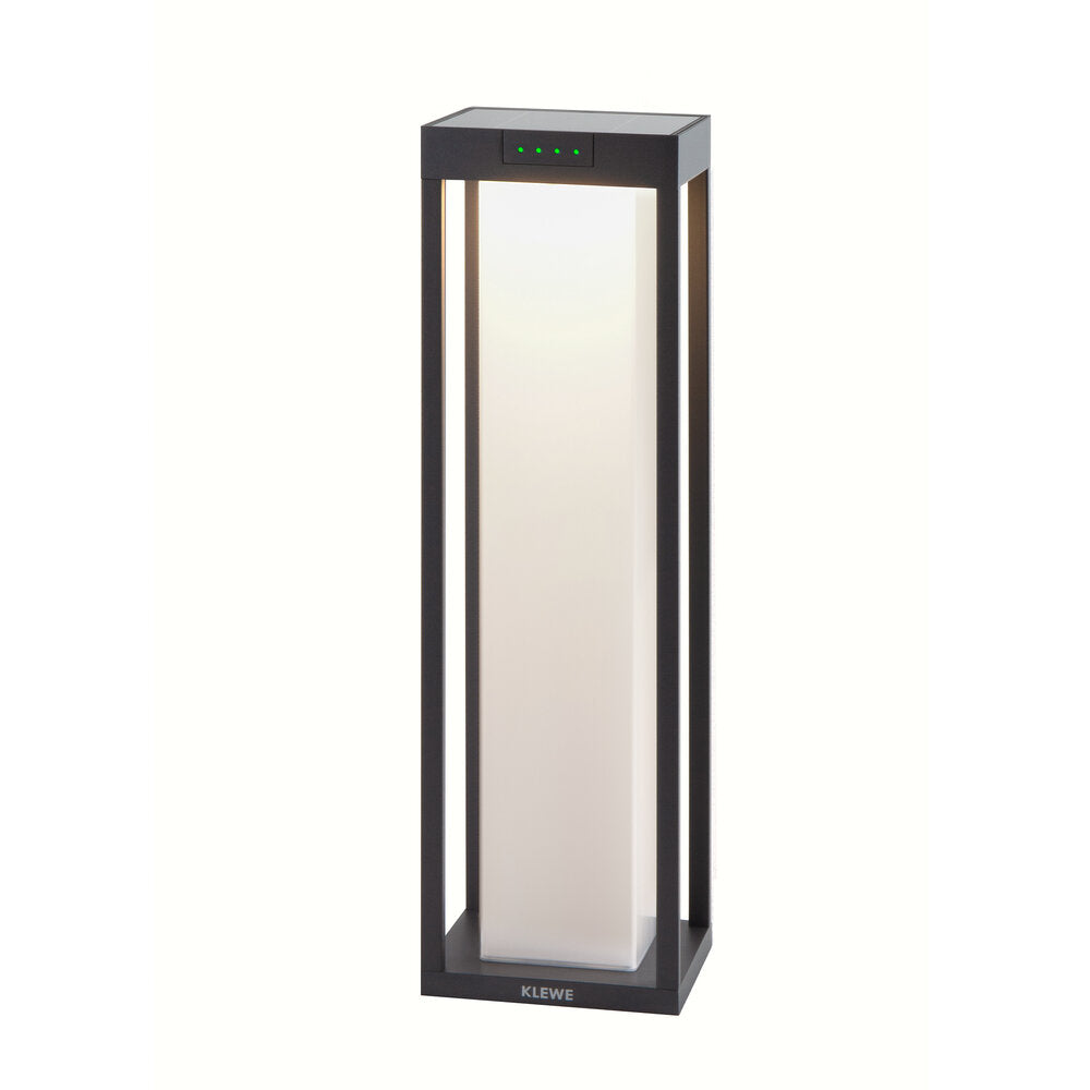 Klewe Radia Maxi Moon Akku-Solarleuchte 500mm anthrazit