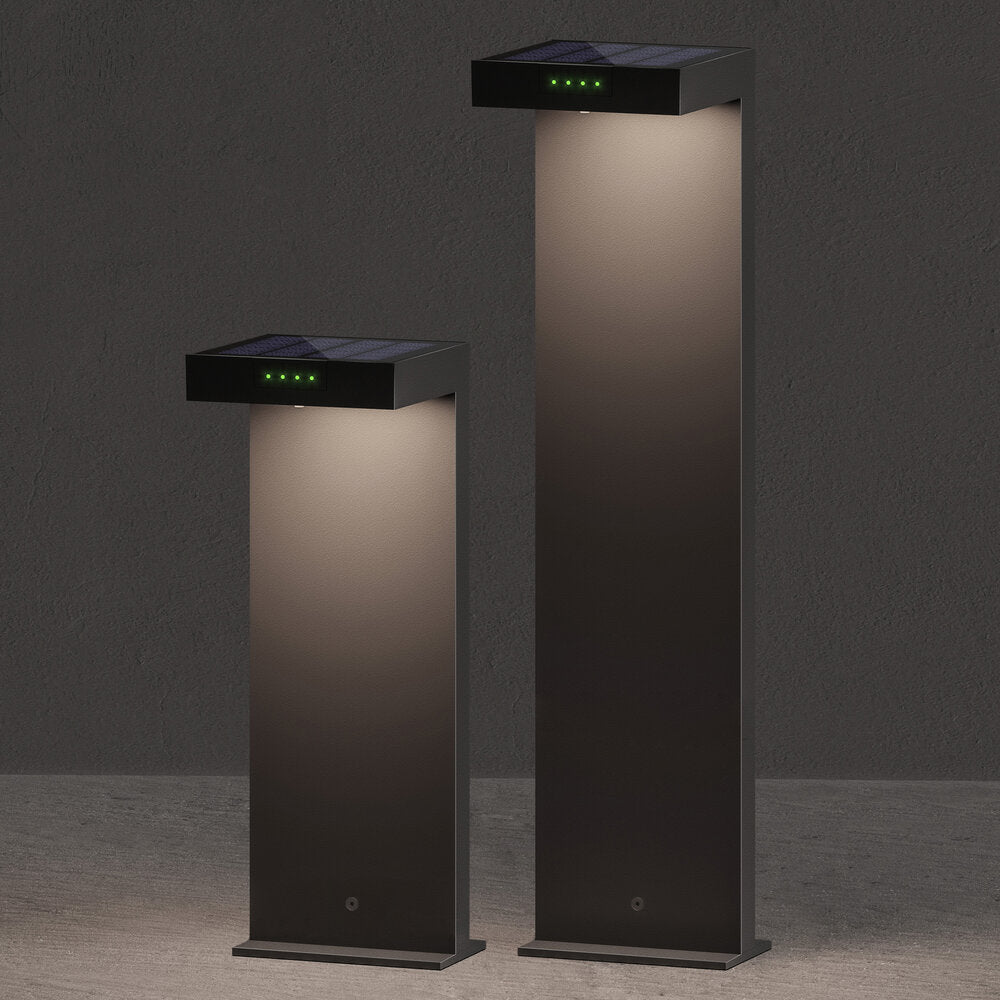 Klewe Ala Ground Maxi Akku-Solarleuchte 650mm anthrazit