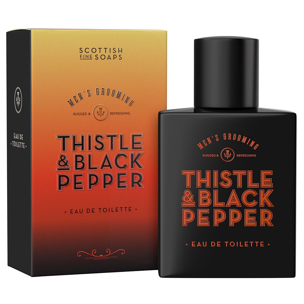 Men`s Grooming Thistle & Black Pepper schwarz