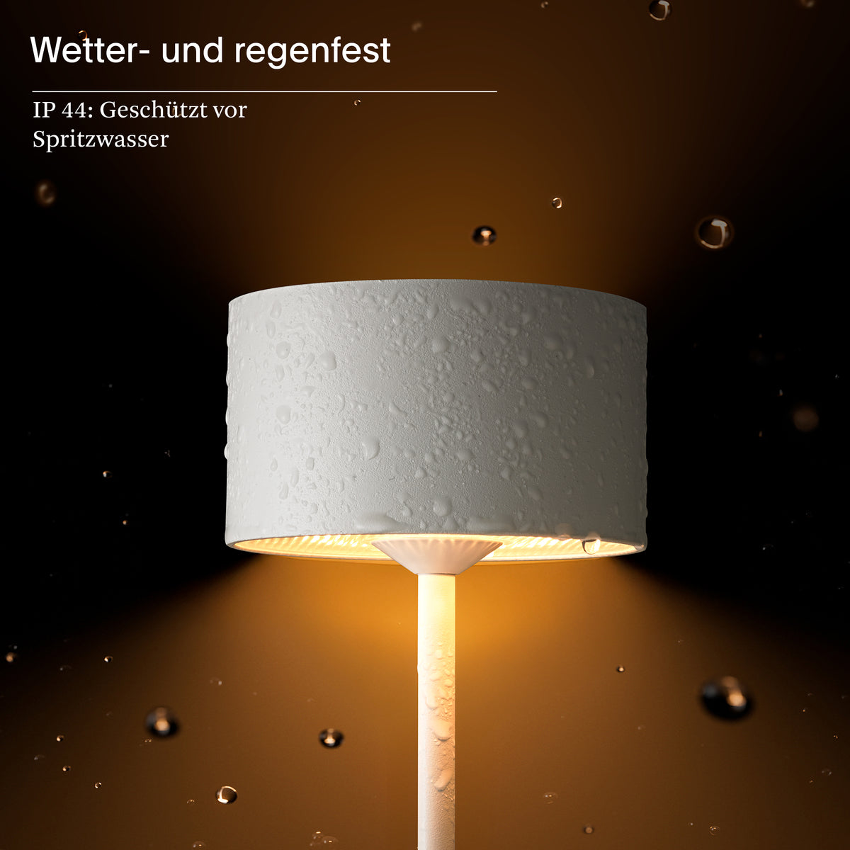 Akku-Tischleuchte Veluna 245mm dünenbeige Remote dünenbeige