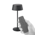 Akku-Tischleuchte Facetta 222mm nachtschwarz Remote nachtschwarz