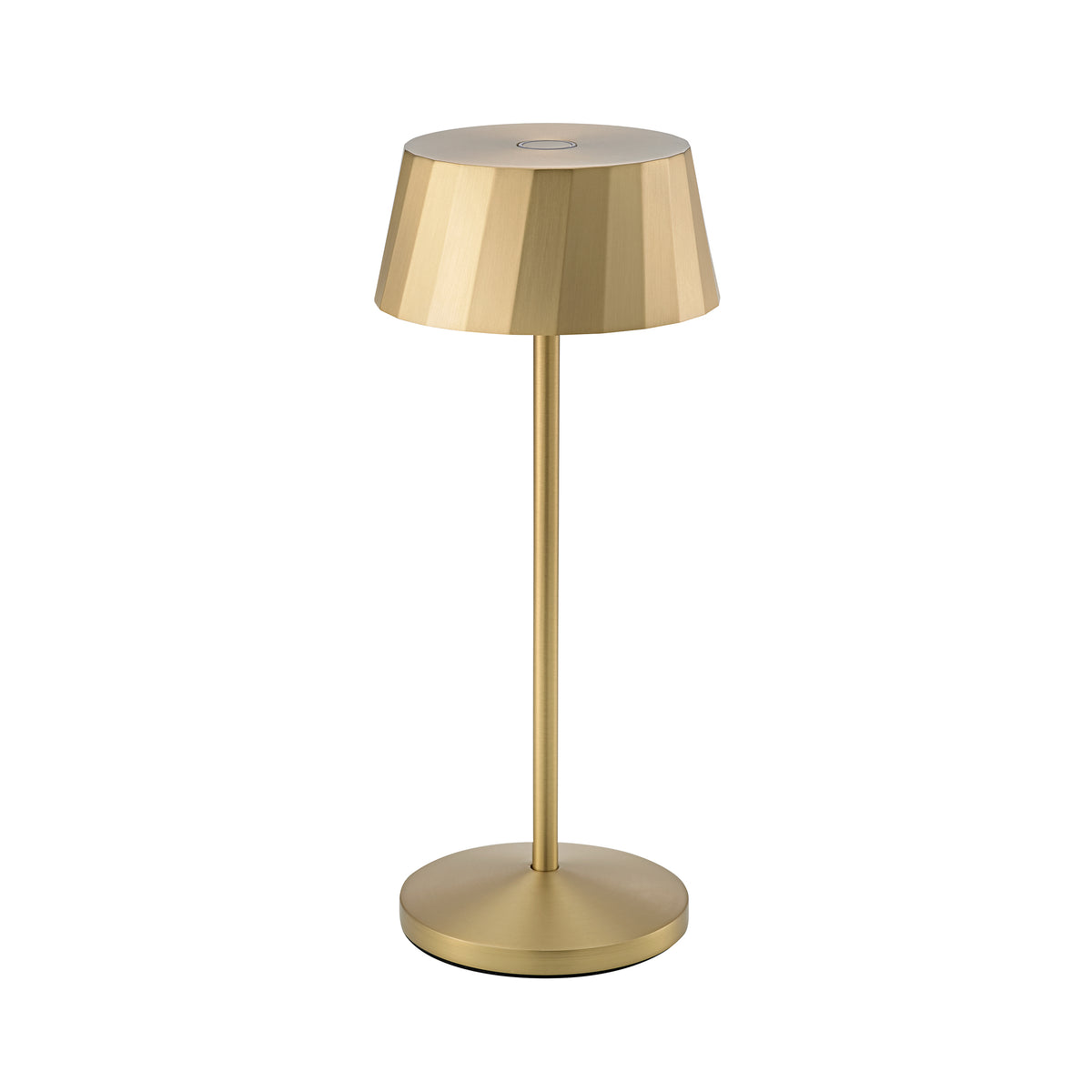 Akku-Tischleuchte Facetta 222mm goldfarben goldfarben