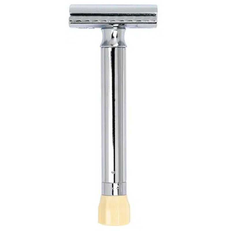 MERKUR Rasierhobel Progress glanzverchromt mit extra langem Griff 510C chrom