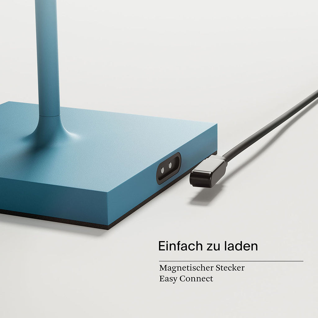 Doppelpack Nuindie Tischleuchte 2x Nuindie USB-C 380mm delphinblau delphinblau