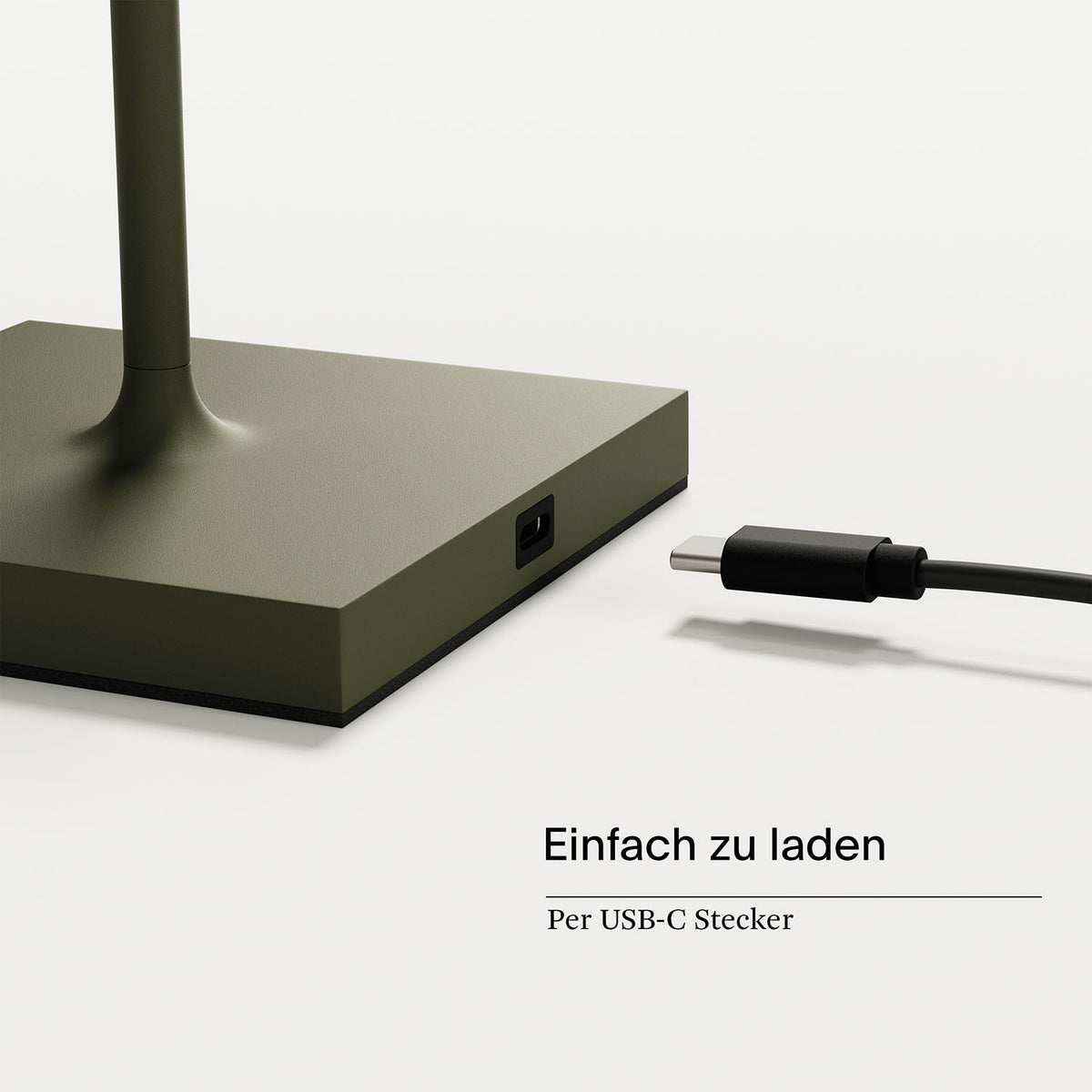 Gastropack Nuindie mini Tischleuchte 6x Nuindie USB-C 250mm tannengrün tannengrün