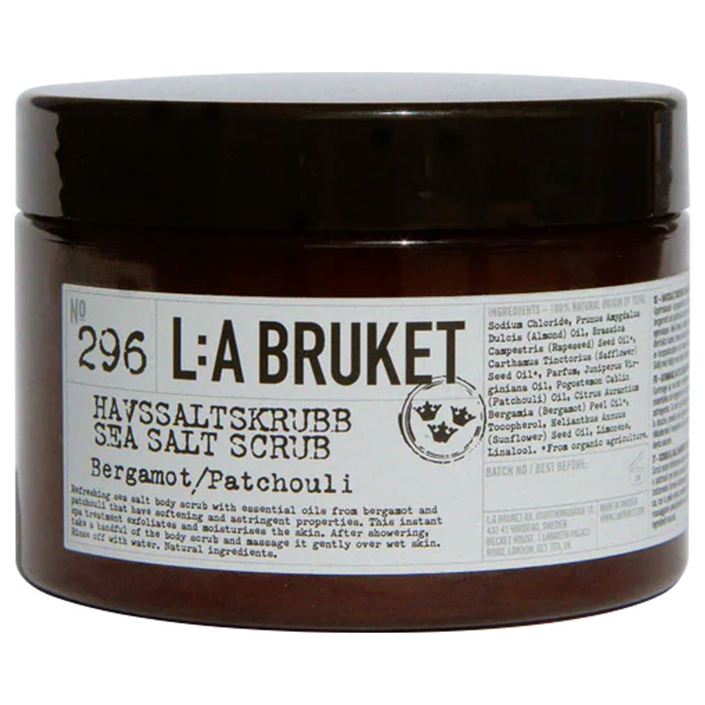 No. 296 Sea Salt Scrub Bergamot/Patchouli 420 g