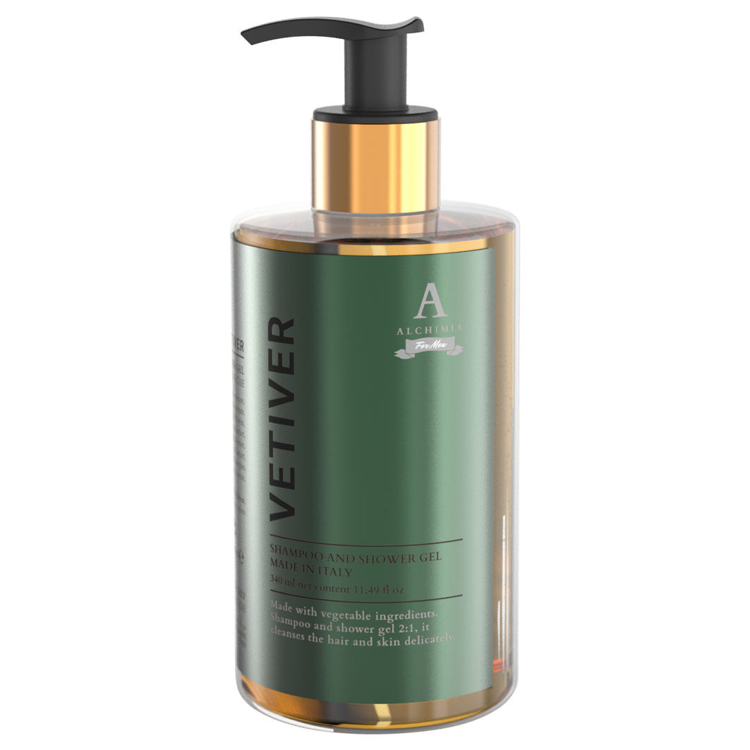 Vetiver Duschgel für Haut & Haar für den Mann 350ml