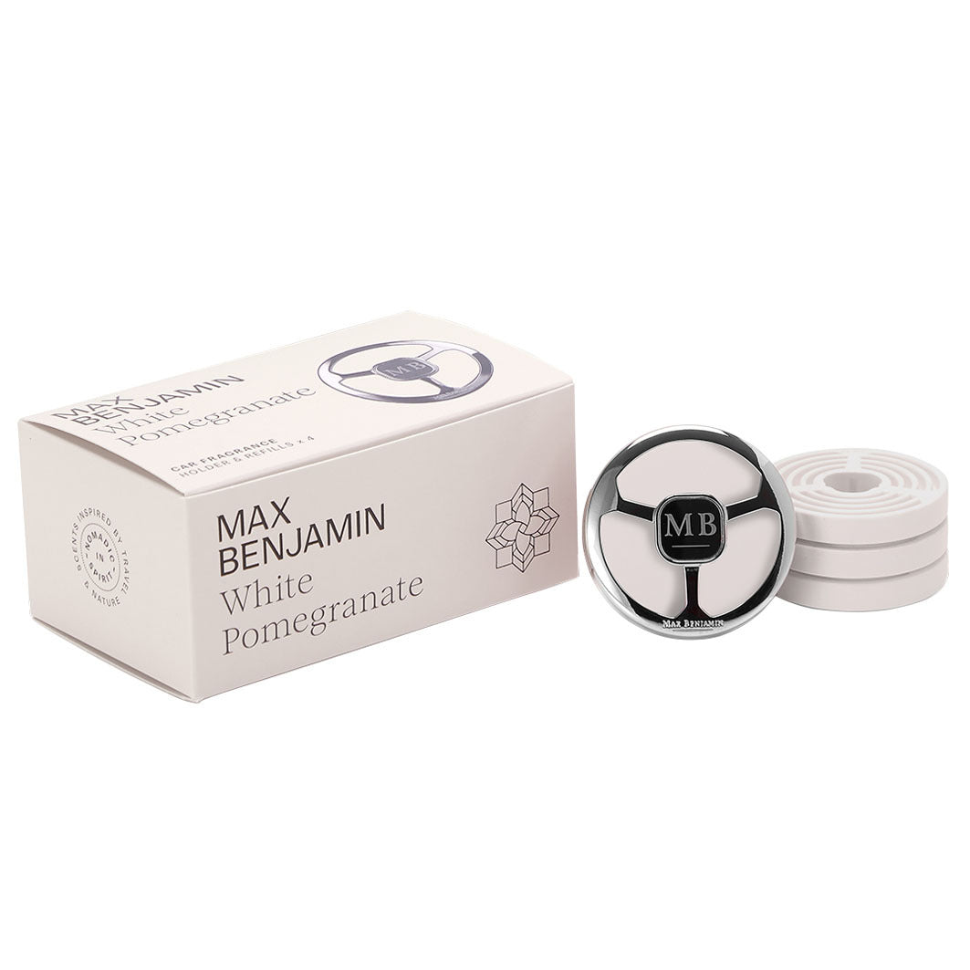 Autoduft Lenkrad Set mit 4 Duftscheiben, White Pomegranate