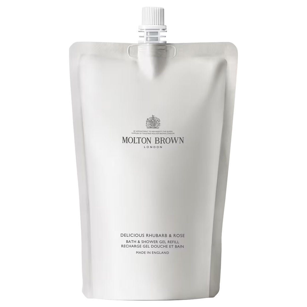 Delicious Rhubarb & Rose Bath & Shower Gel Refill 400 ml