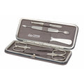 Manicure Bügeletui Grau, 5-Tlg