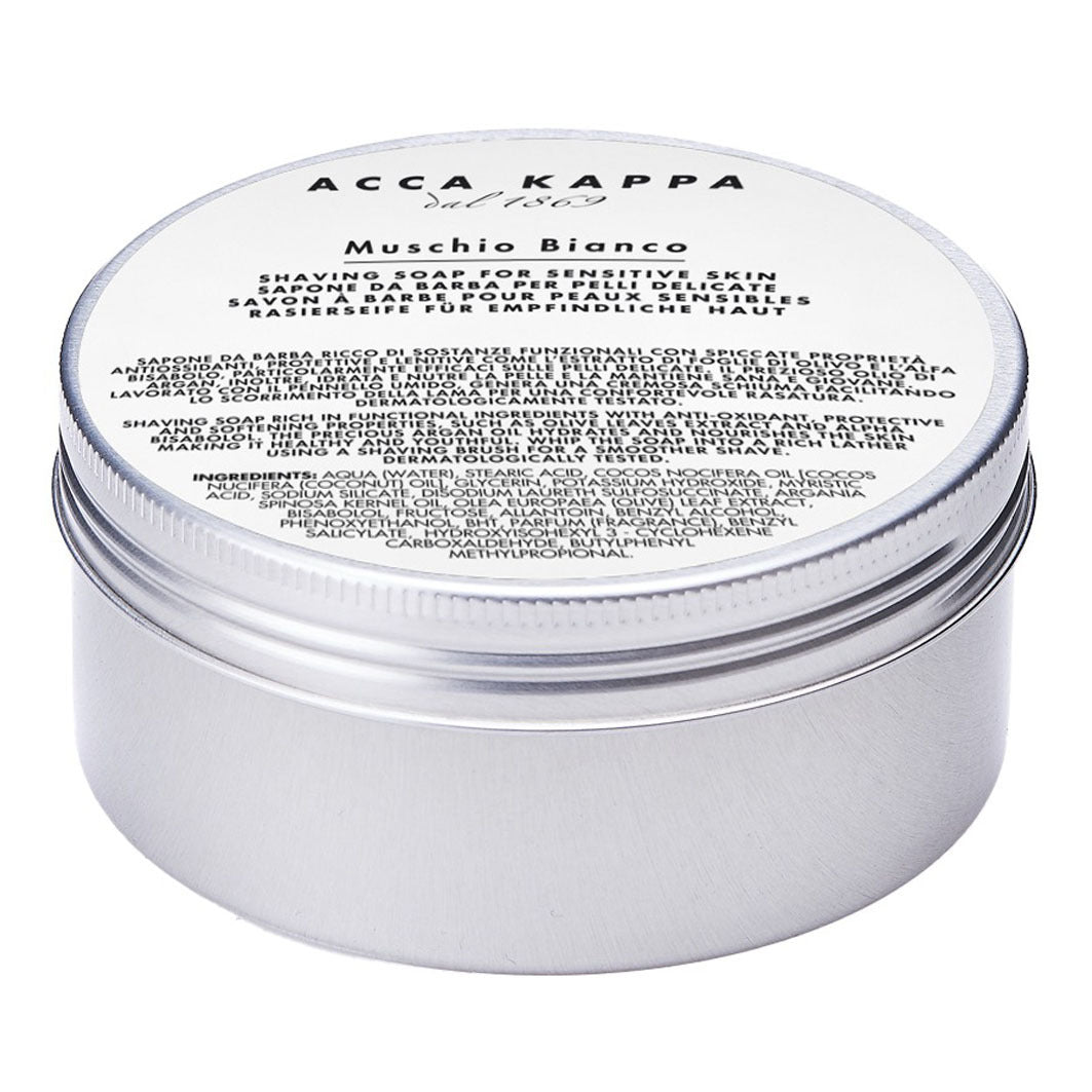 Muschio Bianco Rasierseife in Aluminiumdose