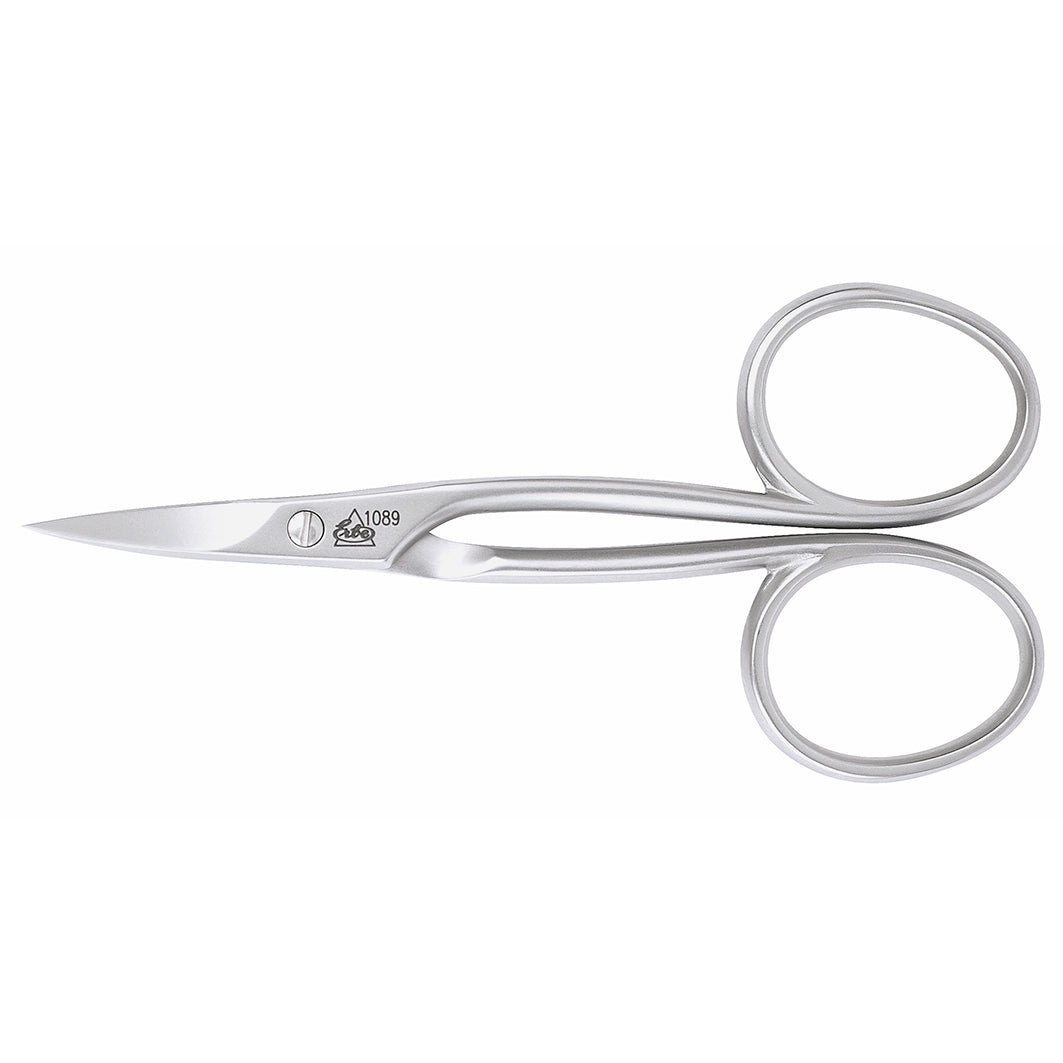 Hautschere 9cm Inox "Premium" Runder Halm, Eingeschliffen