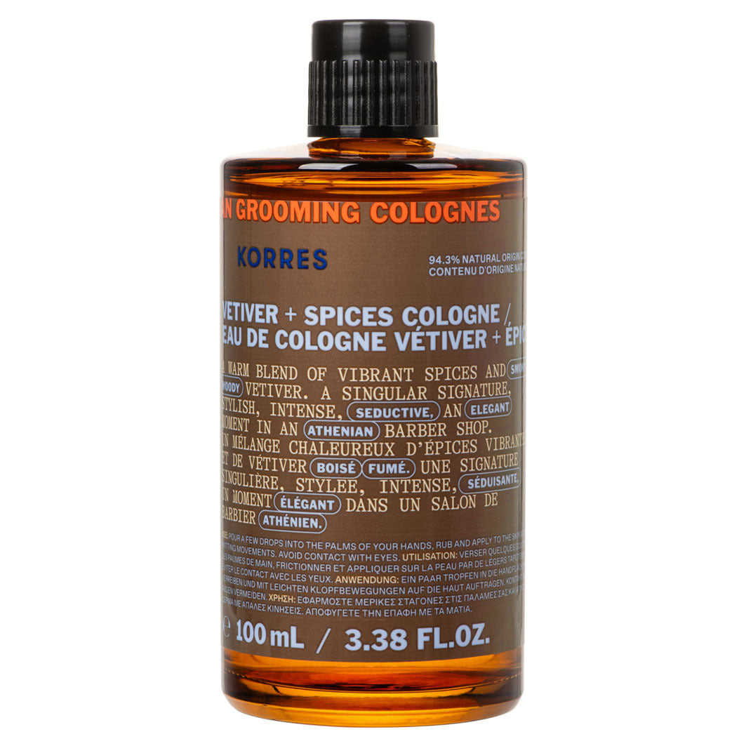 ATHENIAN GROOMING EAU DE COLOGNE mit Vetiver + würzigen Noten