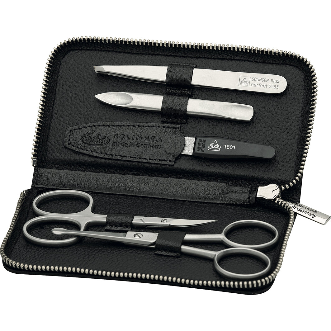 Manicure-Rv-Etui Black Mamba Inox 5-Tlg