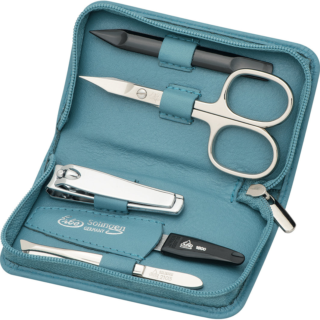 Manicure Etui Rv Meerblau, 5-Tlg