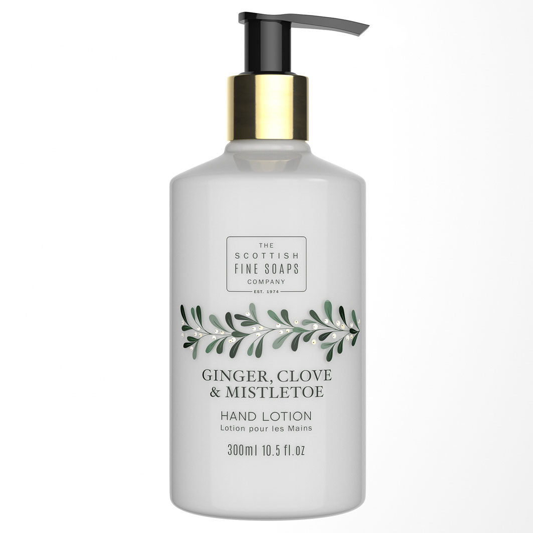 Ginger, Clove & Mistletoe Hand Lotion 300ml Pump Bottle