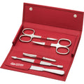 Manicure Etui Dk Rot, 5-Tlg