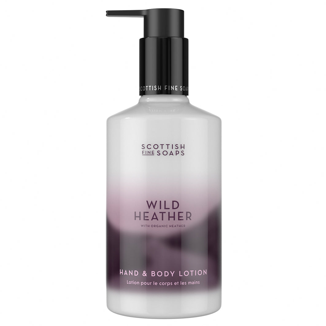Wild Heather Hand & Body Lotion 300ml Pump Bottle