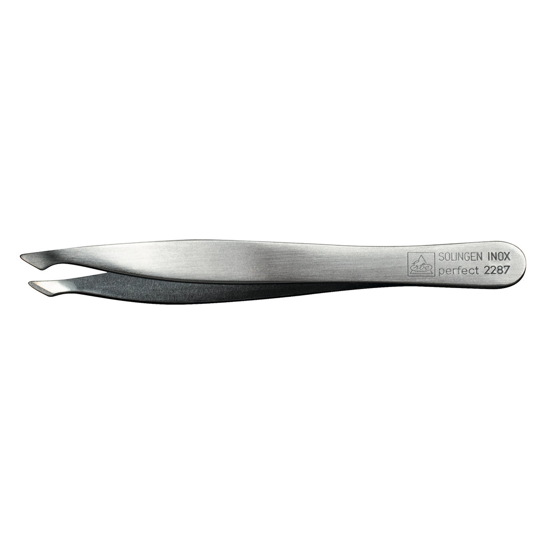Pinzette "Special" Inox, schräg Silberfarben