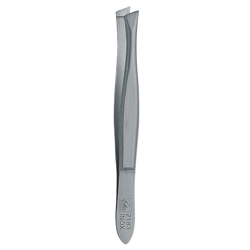 Pinzette schräg, 8 cm