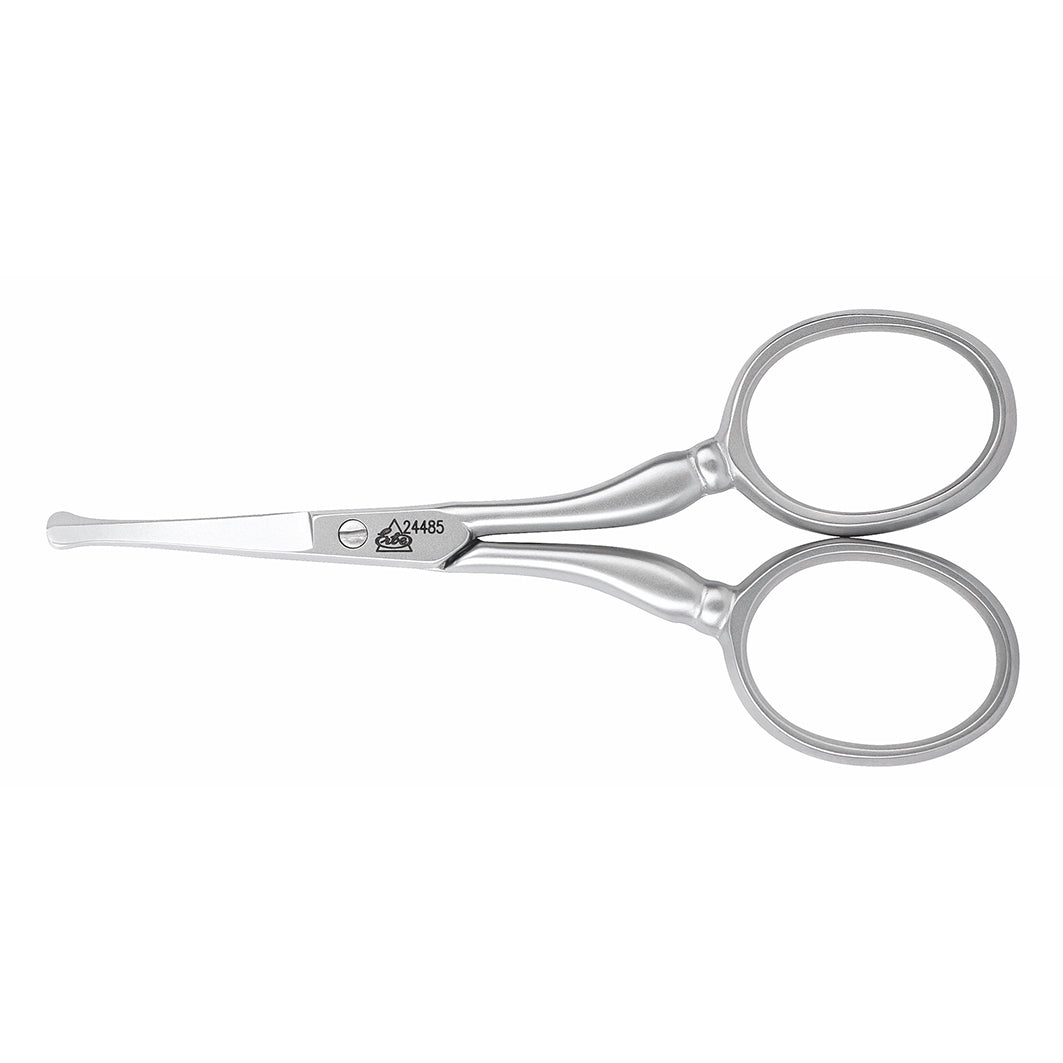 Bart- & Nasenhaarschere "Premium", 9cm Inox