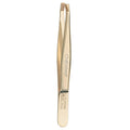 Pinzette Professional, gebogen, vergoldet, 9 cm