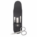 Manicure Stecketui Inox Schwarz Nagelschere & Knipser, Serie "Piemont"