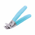 Nagelknipser Soft Grip Blau Inox 8,5cm