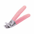 Nagelknipser Soft Grip Rosa Inox 8,5cm