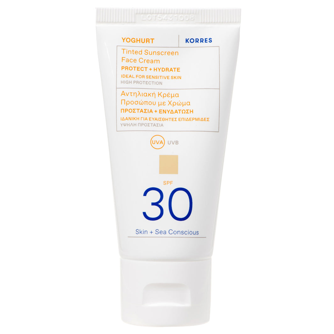 YOGHURT Getönte Sonnencreme für das Gesicht SPF30