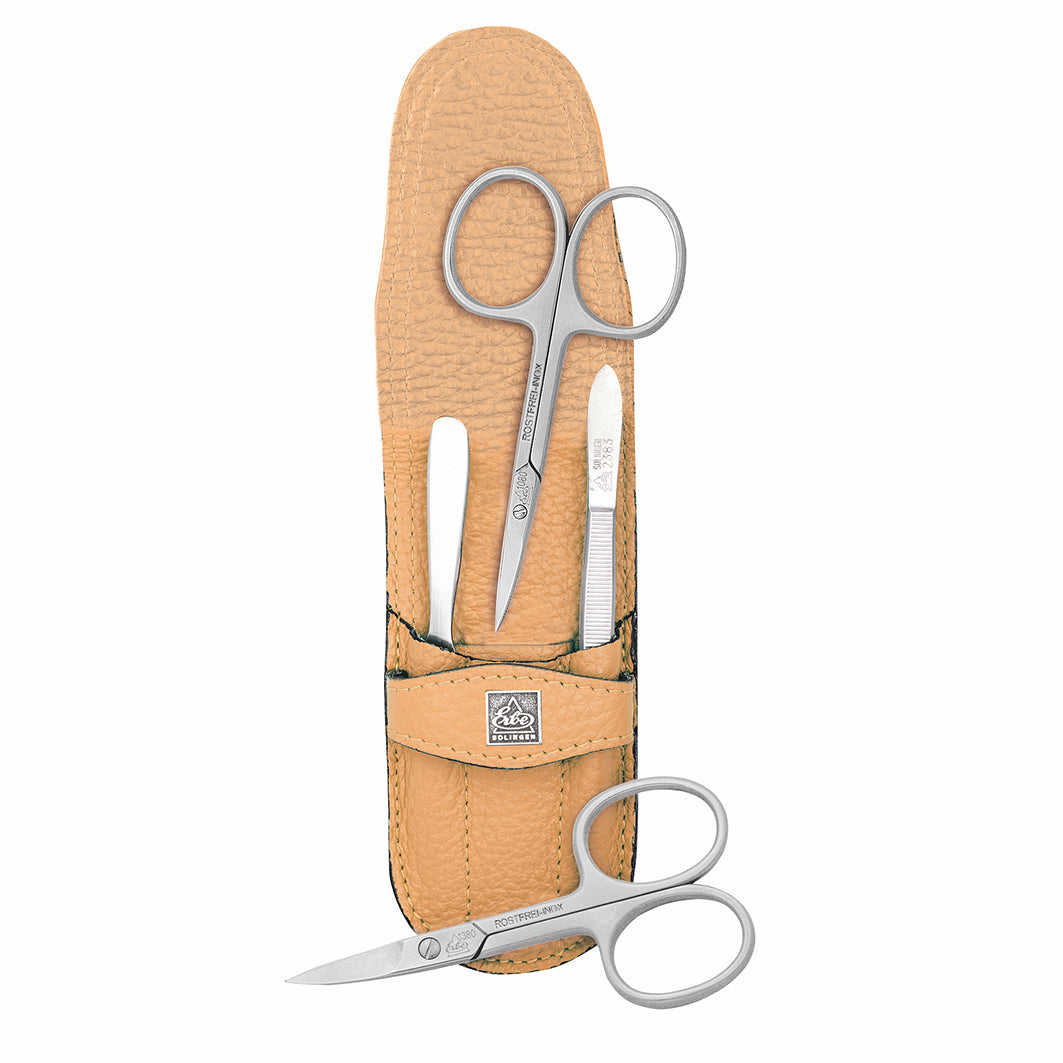 Manicure Stecketui Inox Peach 4-Tlg Nagel- & Hautschere, Serie "Piemont" Limited Editon