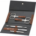 Manicure Etui Dk Inox 5-Tlg. Cognac