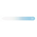 Glasfeile "Soft-Touch Pastell" Blau 90x3mm,Zweiseitig, Box Blau