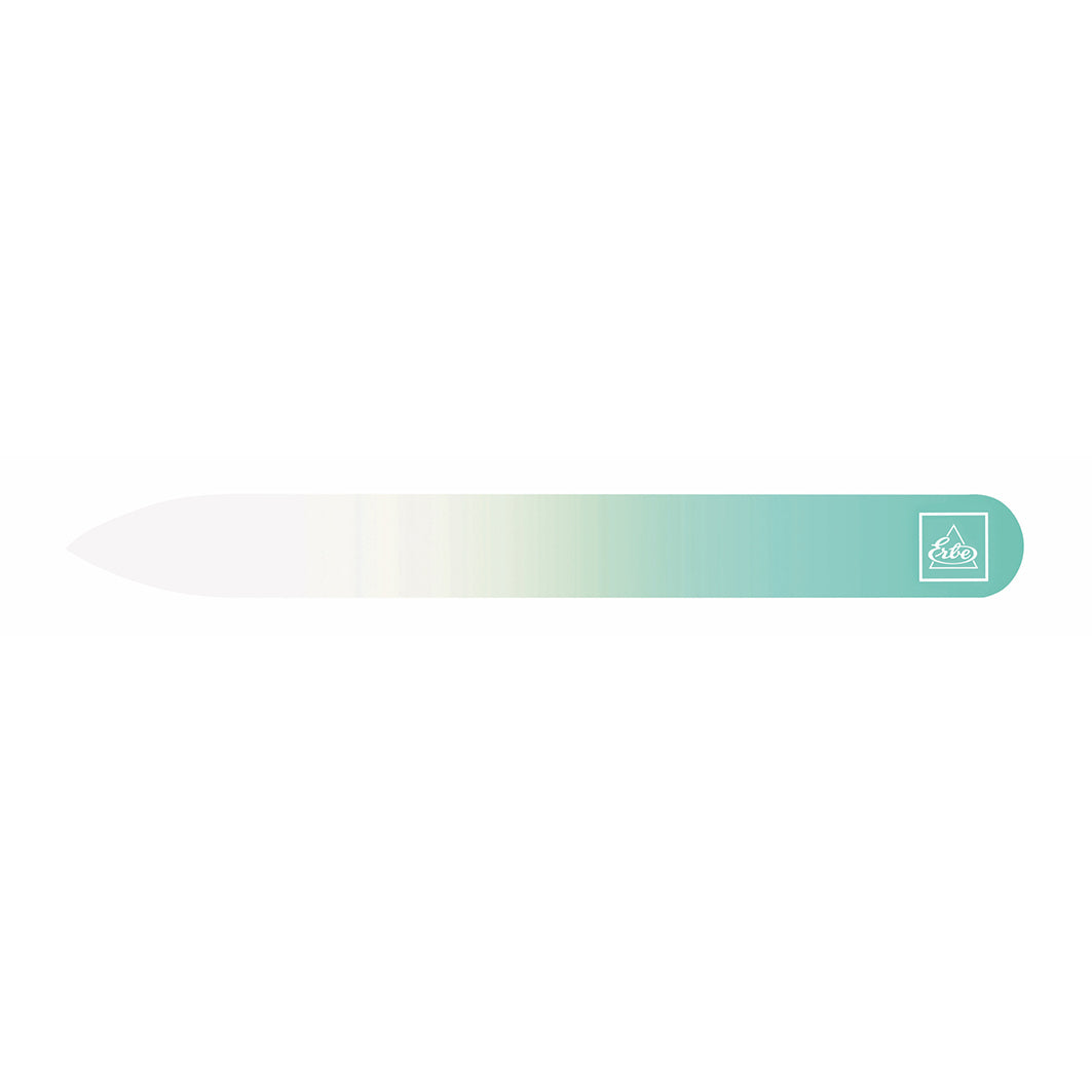 Glasfeile "Soft-Touch Pastell" Grün 90x3mm,Zweiseitig, Box Grün
