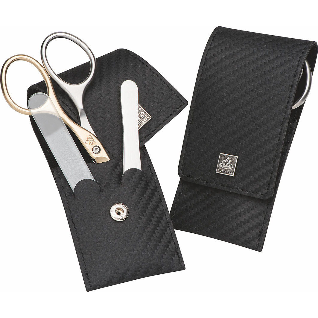 Manicure Taschenetui Inox Carbon Lady