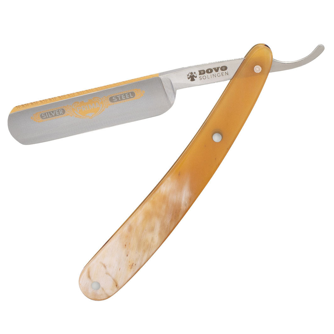 Rasiermesser Prima 5/8", Karbon, Rinderhorn