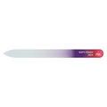 Glasfeile "Soft-Touch Color" Farbe Rot, Weißes Etui