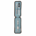 Manicure Rv-Taschenetui Hellblau Serie "Longo"