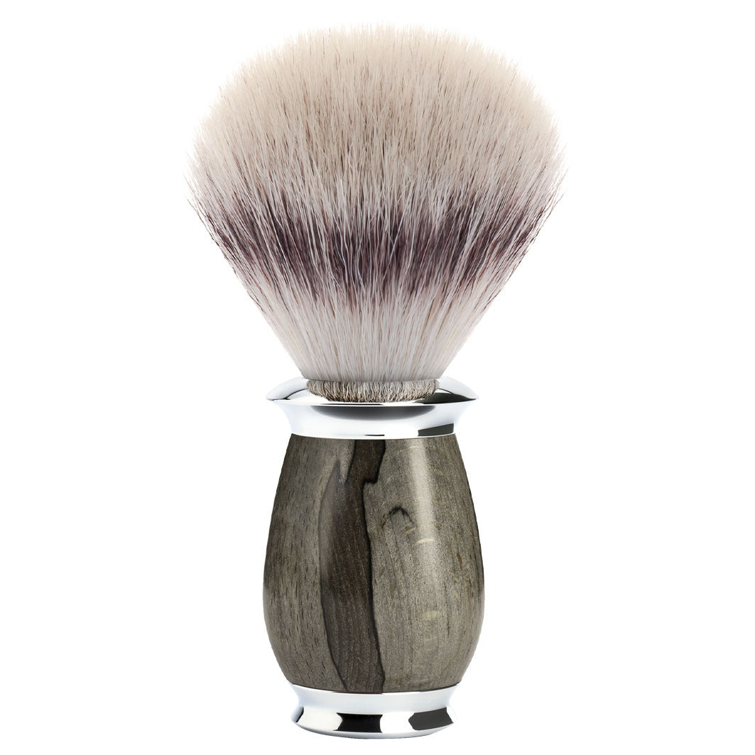 PURIST Rasierpinsel, Silvertip Fibre®, Griffmaterial Maserbuche