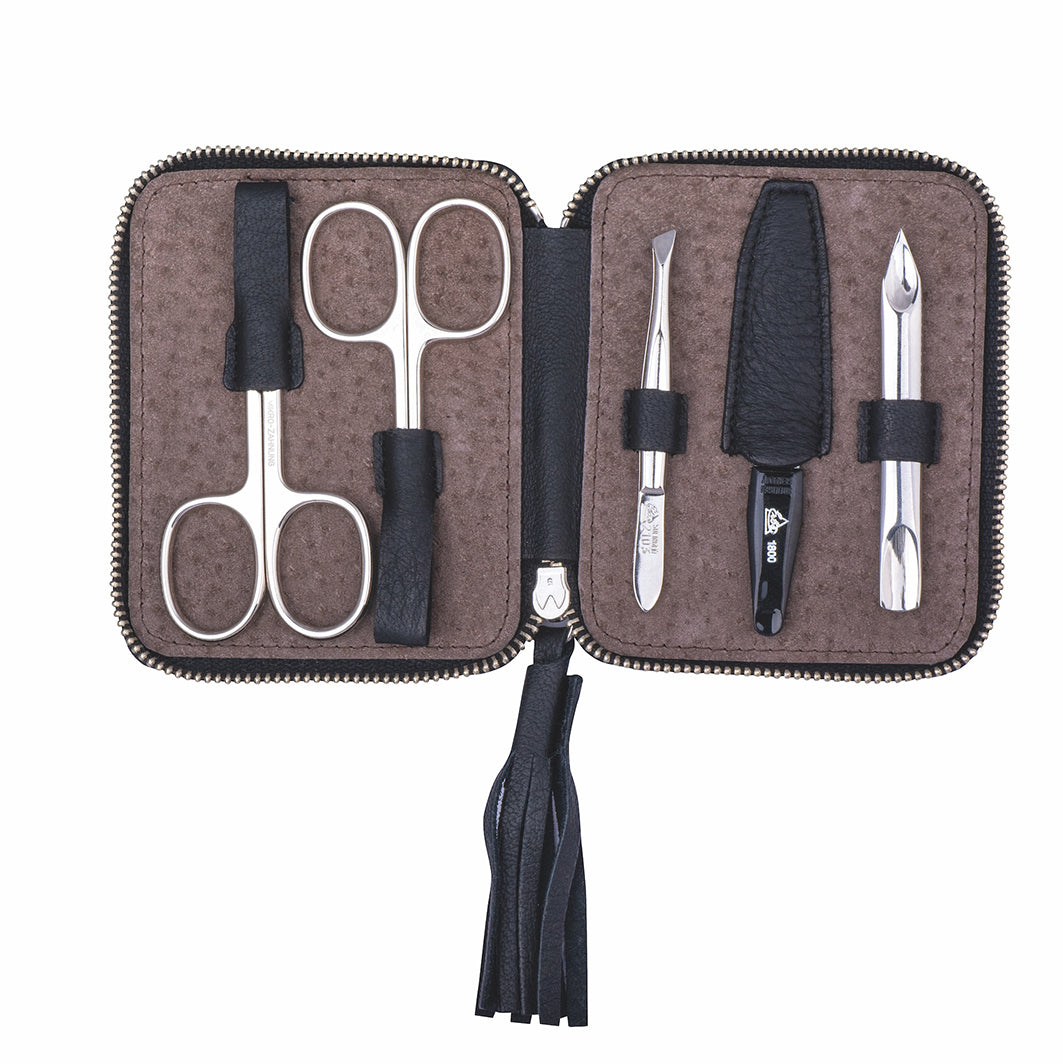 Manicure Rv-Etui Schwarz 5-Tlg Serie "Tivoli"