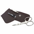 Manicure Taschenetui Braun Blisterverpackung